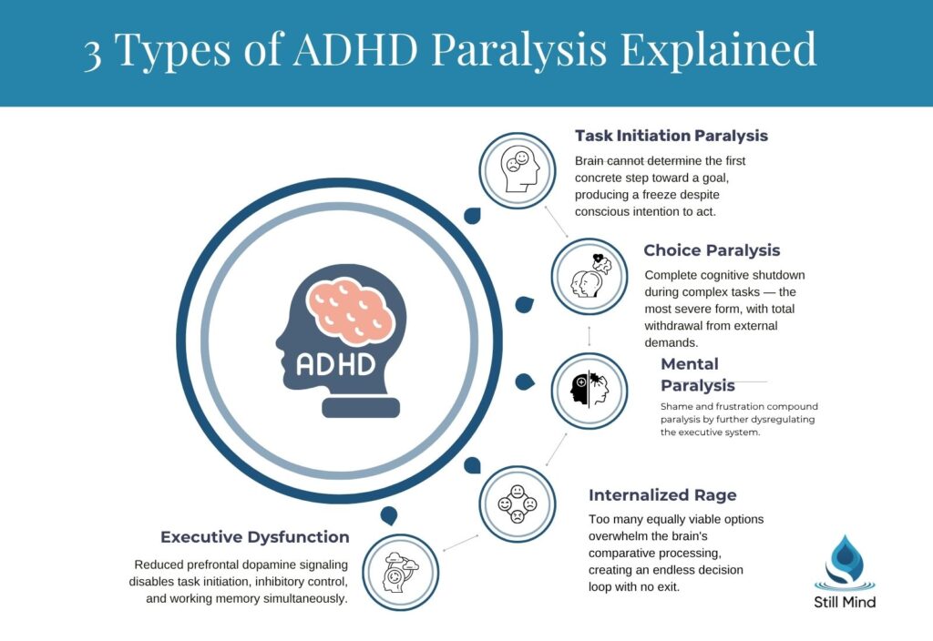 types of ADHD paralysis