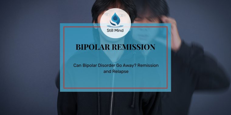 Featured image for the Still Mind article on whether bipolar disorder can go away, showing a blurred adult in motion to represent mood episodes, remission, and relapse.